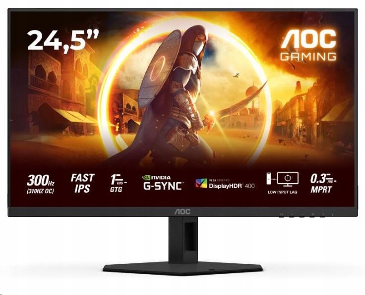 Aoc Mt 24, 5" 25G4SRE 1920x1080, Fast Ips, 300Hz (oc 310Hz), 2xHDMI,…