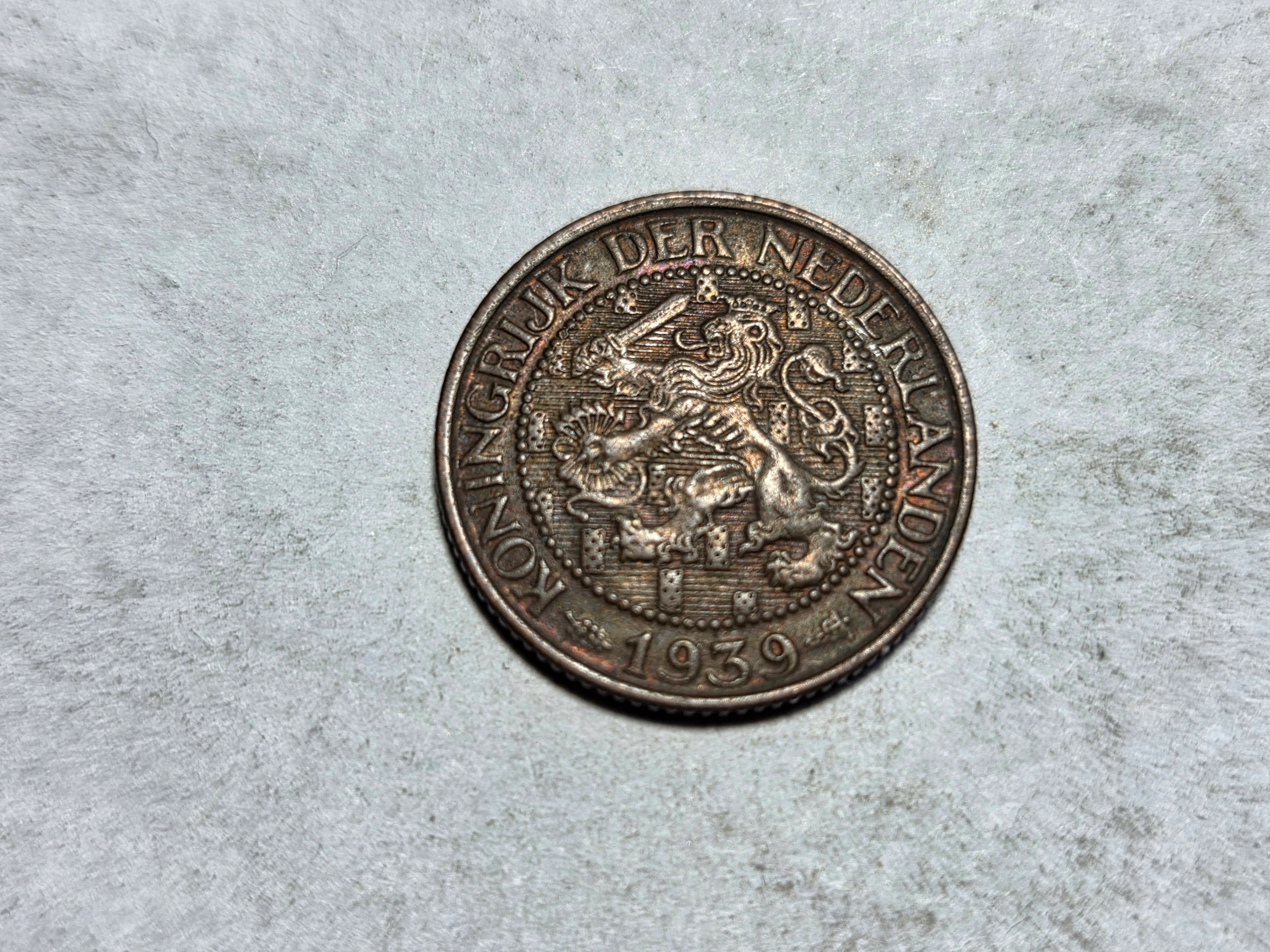 Stara Holandia 1 cent 1939 rok -NR0931