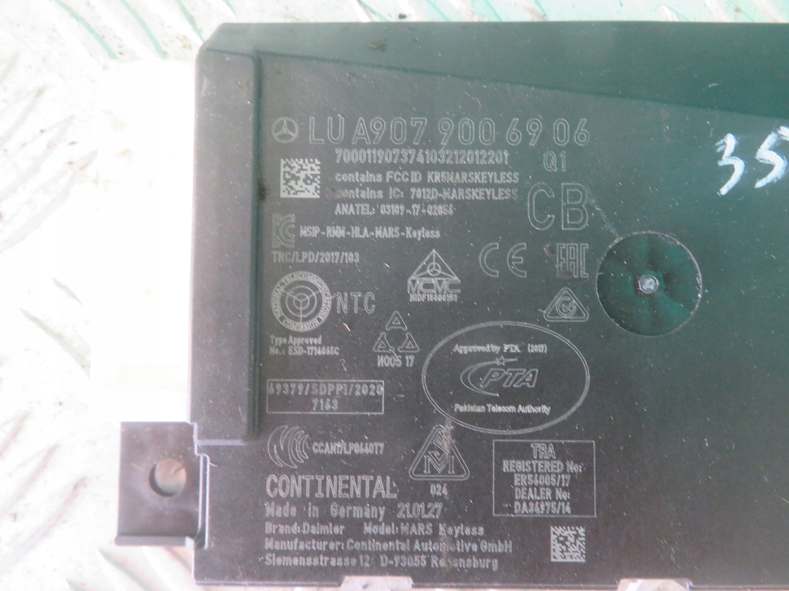 module control unit ZAPLONU MERCEDES SPRINTER 2.2 21R A9079006906