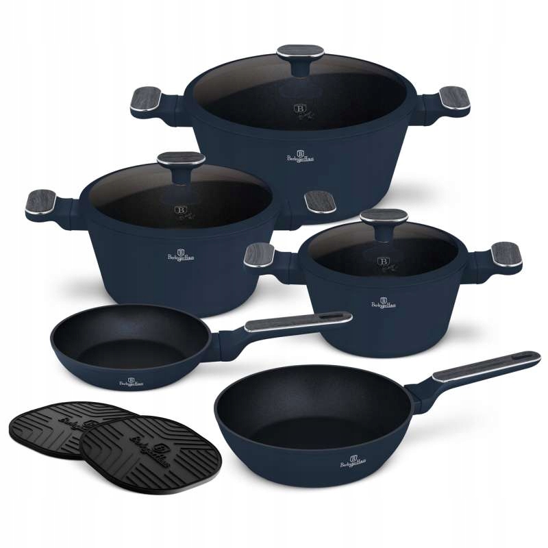 Súprava riadu s titánovým povrchom 10 ks Deep Sea Collection
