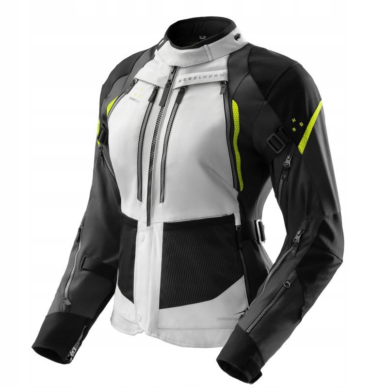 Dámska Textilná Motocyklová Bunda Rebelhorn Hardy 3.0 W5XL