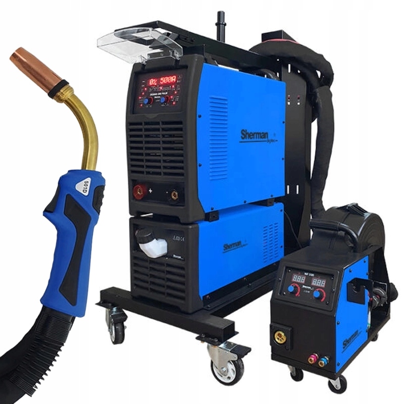 Svařovací Stroj Migomat Sherman Digimig 500 Pulse Mig Mag Tig 400V S Chladičem