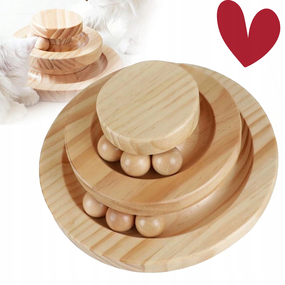 Levně Hračka Pro Kočky Kolotoč Věž S Míčky