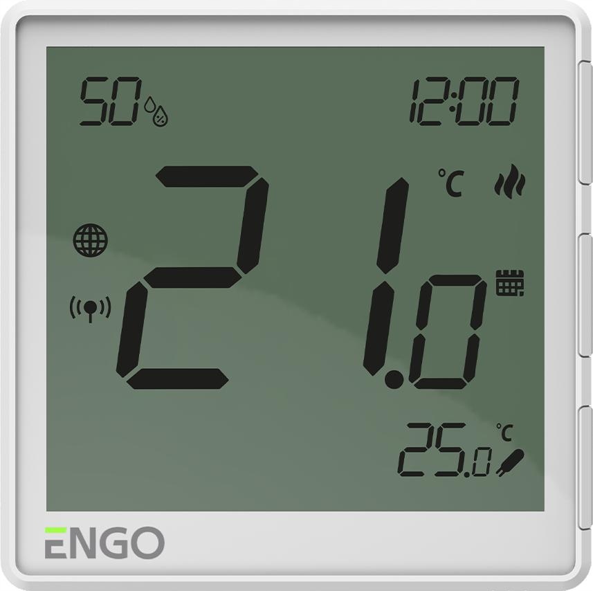 Engo Controls EONE-230W Regulator temperatury, 230V, biały, Internetowy,