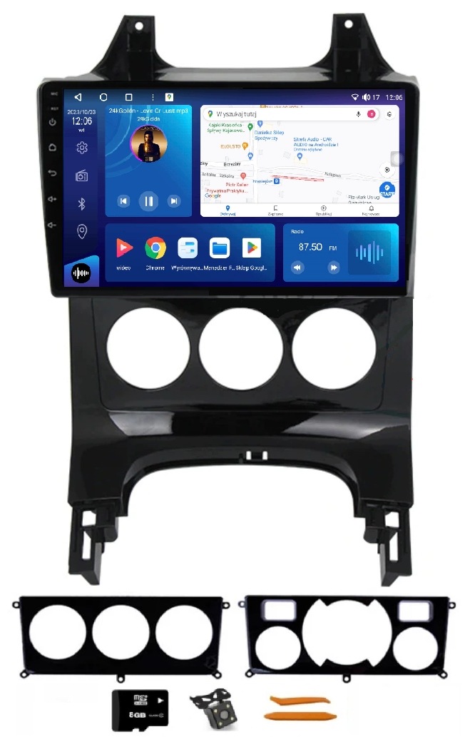Radio Android Navigácia Peugeot 3008 09-15 4/64GB Lte 4G CarPlay Gps