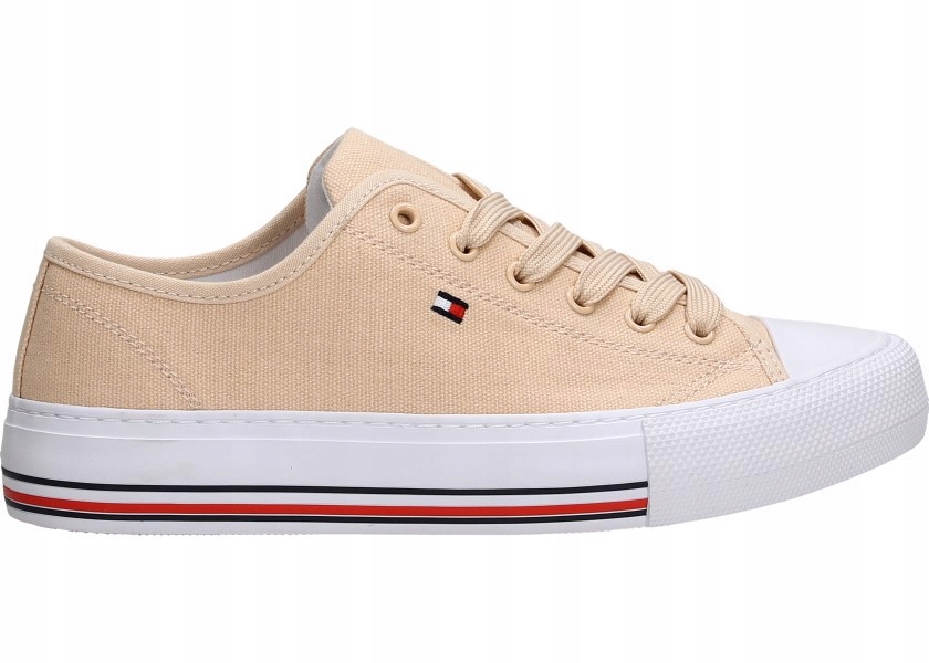 Tommy Hilfiger Tenisky T3A9-32677-0890359 37 Low Cut Lace-Up Sneaker Nud