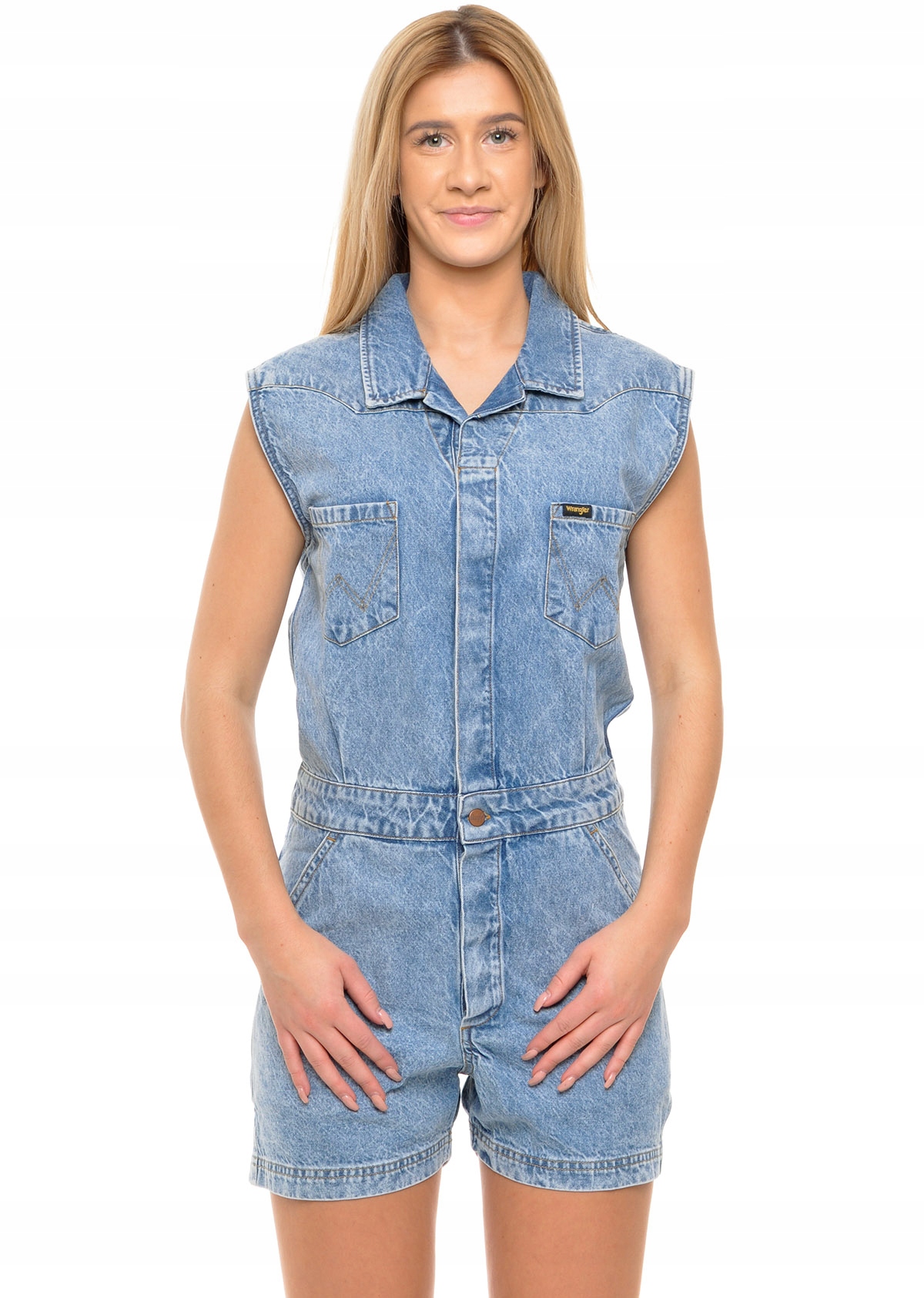 Wrangler retro kombinéza Jeans Playsuit S