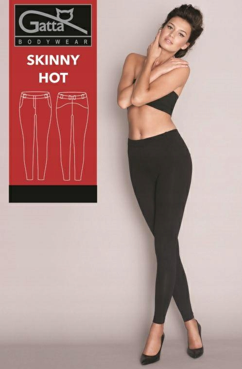 Gatta Kalhoty Skinny Hot XXL/Black