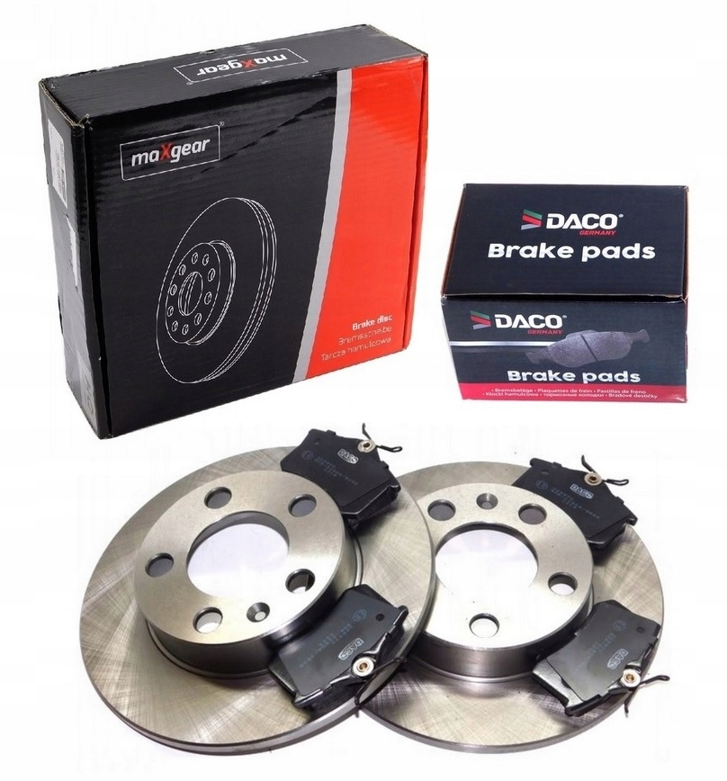 Диски колодки задний VW POLO 9N 232mm 5 болтов 1.4 1.2