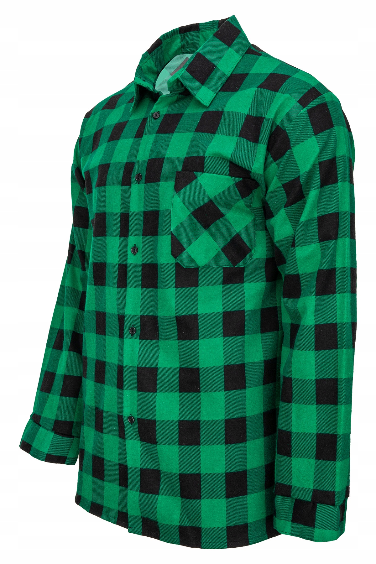 KOSZULA ROBOCZA FLANELOWA do pracy ZIELONA KRATA XL