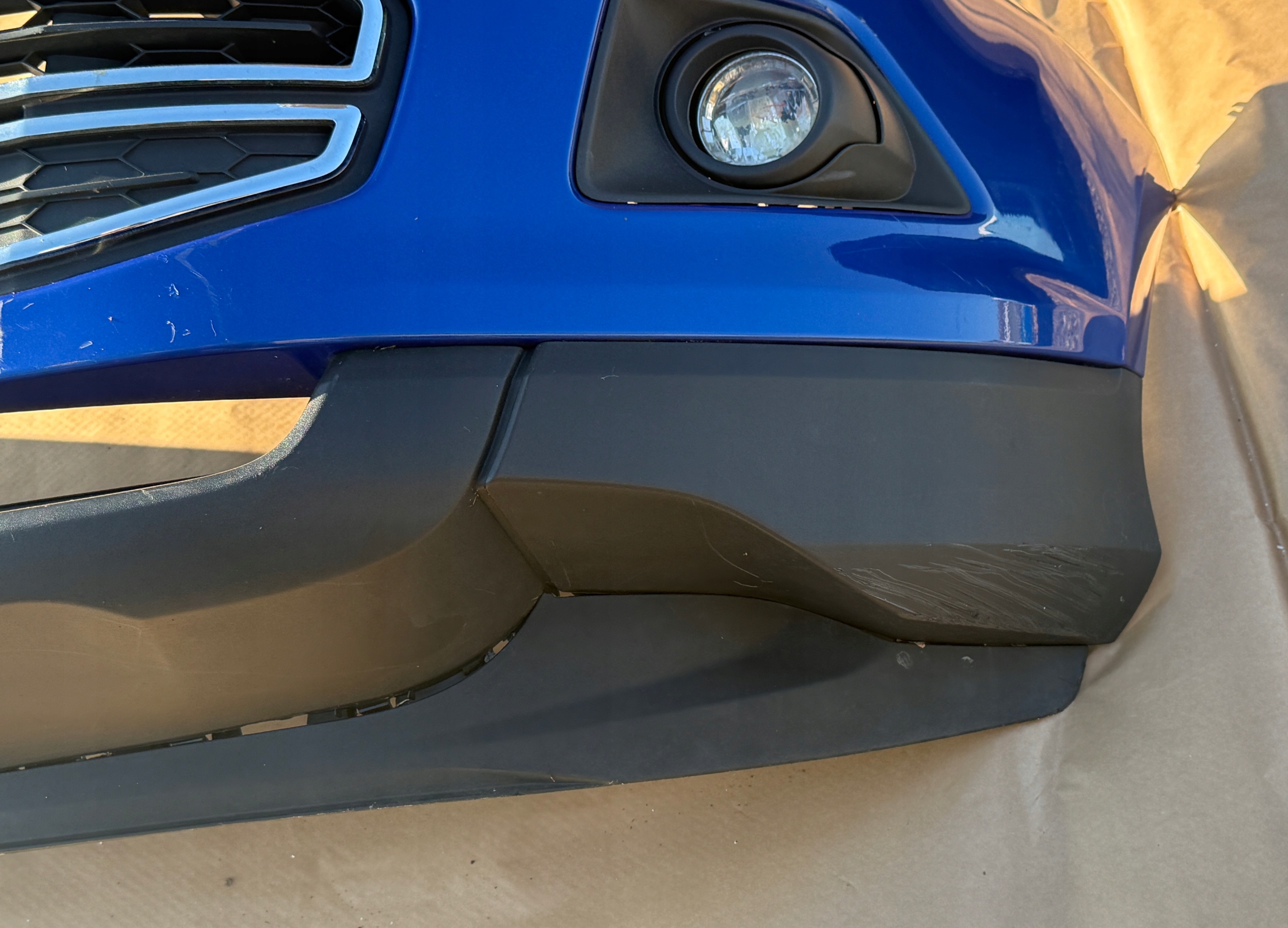 FORD ECOSPORT 2012-2017 bumper front complete blue METALIK