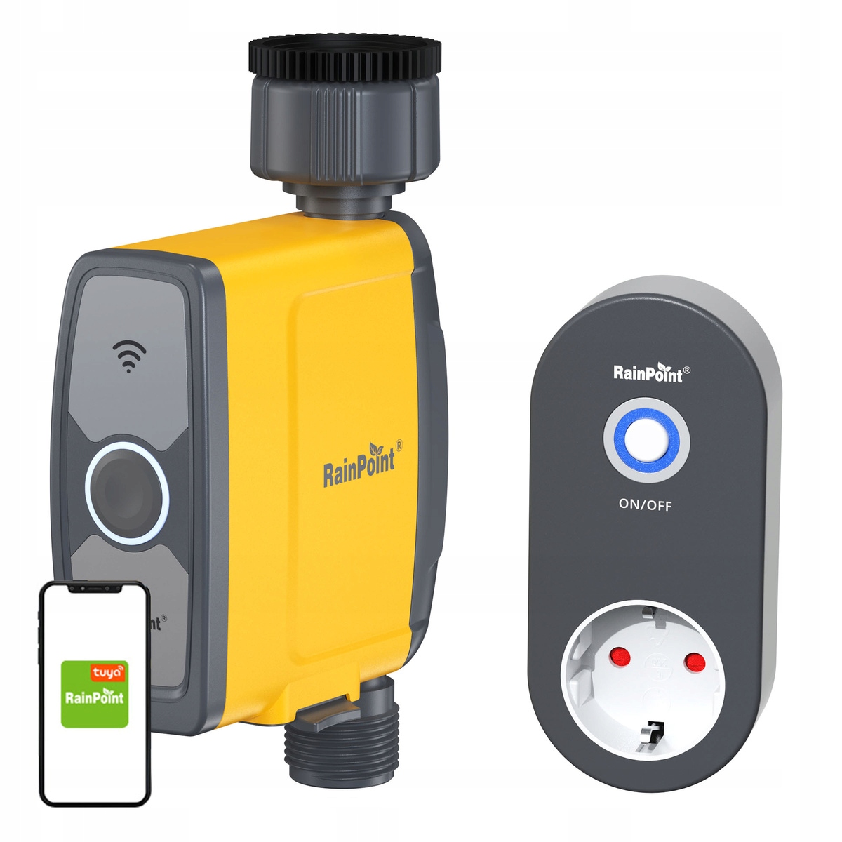 Jednozónový regulátor zavlažování RainPoint s aplikací