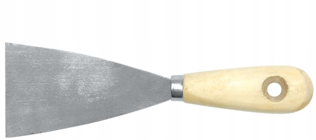 SZPACHLA SZPACHELKA Z DREWNIANĄ RĄCZKĄ 50 mm