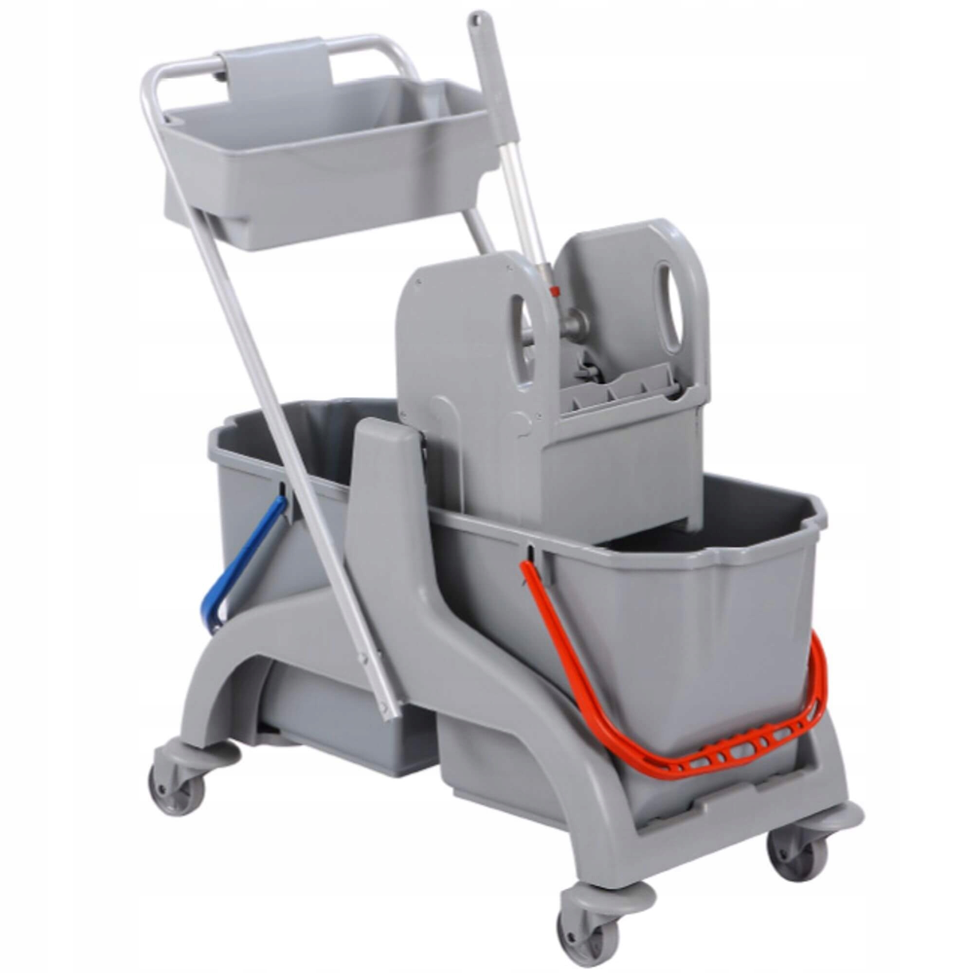 Wózek Profesjonalny do Sprzątania 2x25 litrów Koszyk