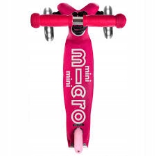 HULAJNOGA MINI MICRO DELUXE RÓŻOWA LED Rodzaj trójkołowa