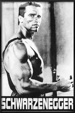 Arnold Schwarzenegger Komando plakat 63x89 cm