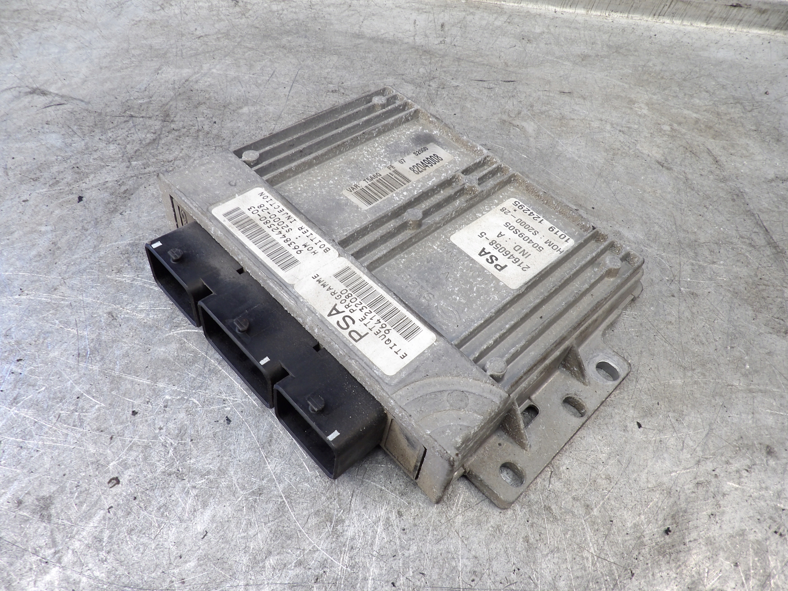 Peugeot 307 computer, control unit 9641232080, 9638442580-03