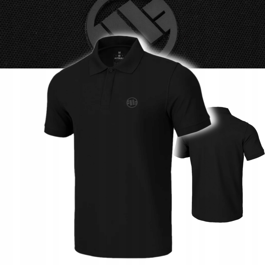 Pitbull West Coast Pánské Tričko Rockey Polo Černá M