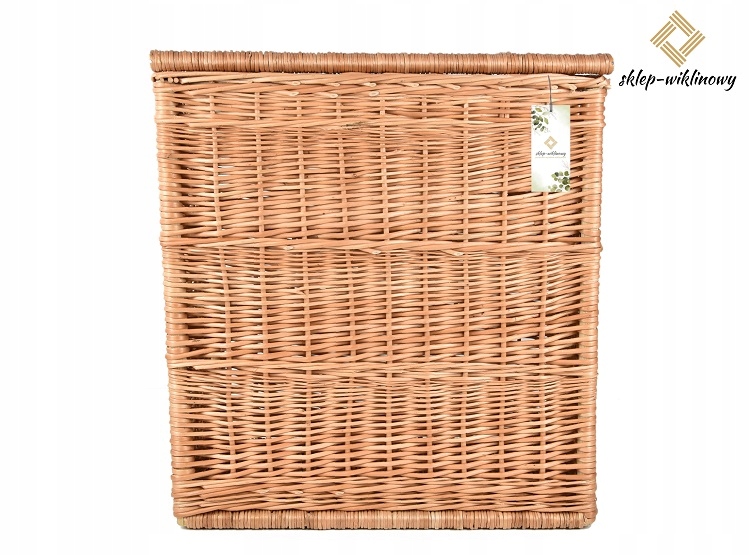 Koš na prádlo Kufřík proutěný 50x30 H65 cm Polský