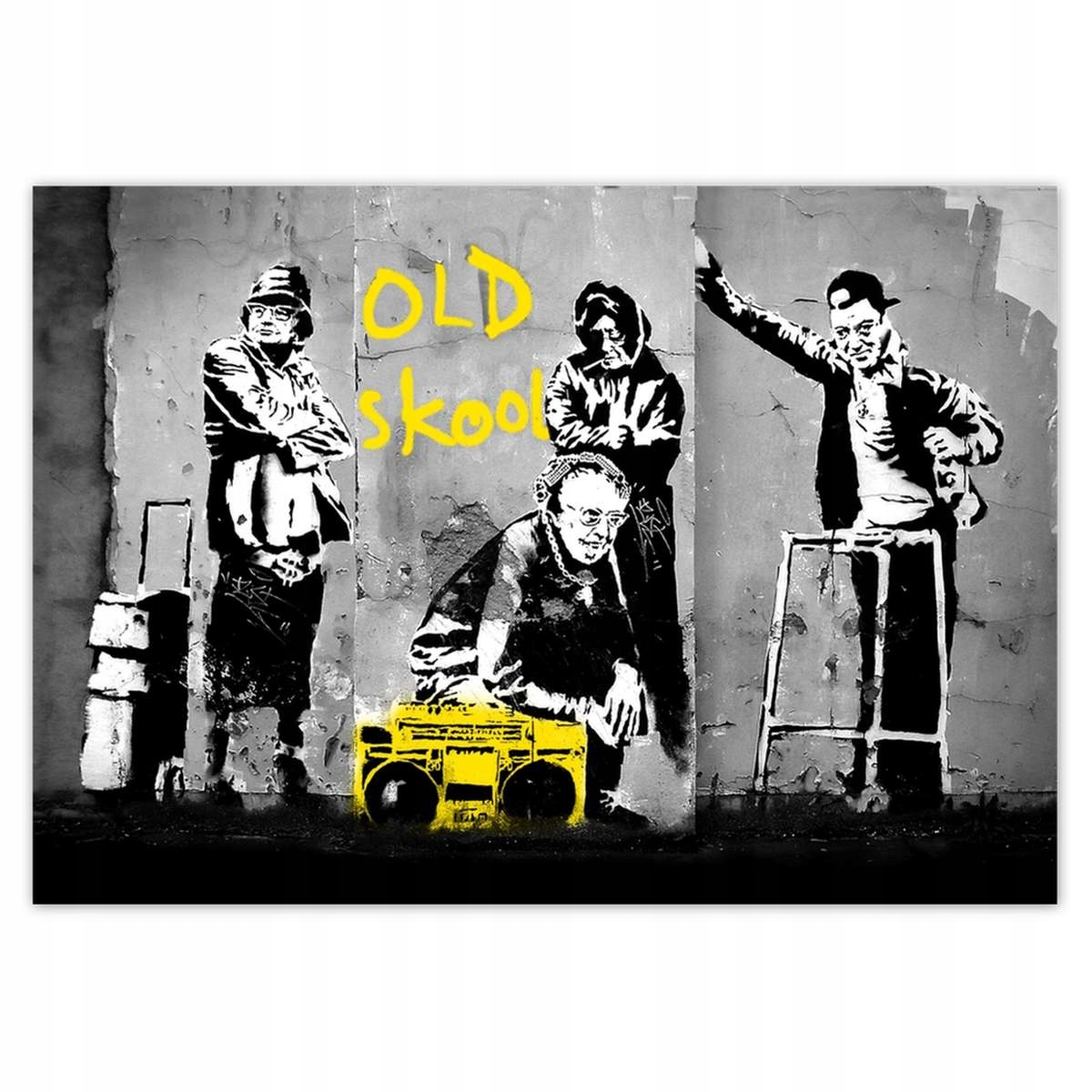 Fototapety 208x146 Banksy Old school