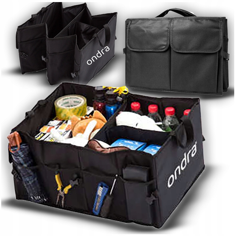 Torba Organizer Do Bagażnika Samochodu Auta Poręczny Kufer XL Samochodowy