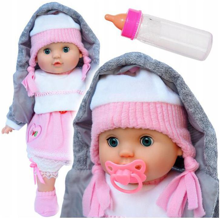 BOBASEK LALKA MÓWI I ŚPIEWA ZAMYKA OCZY BOBAS BABY