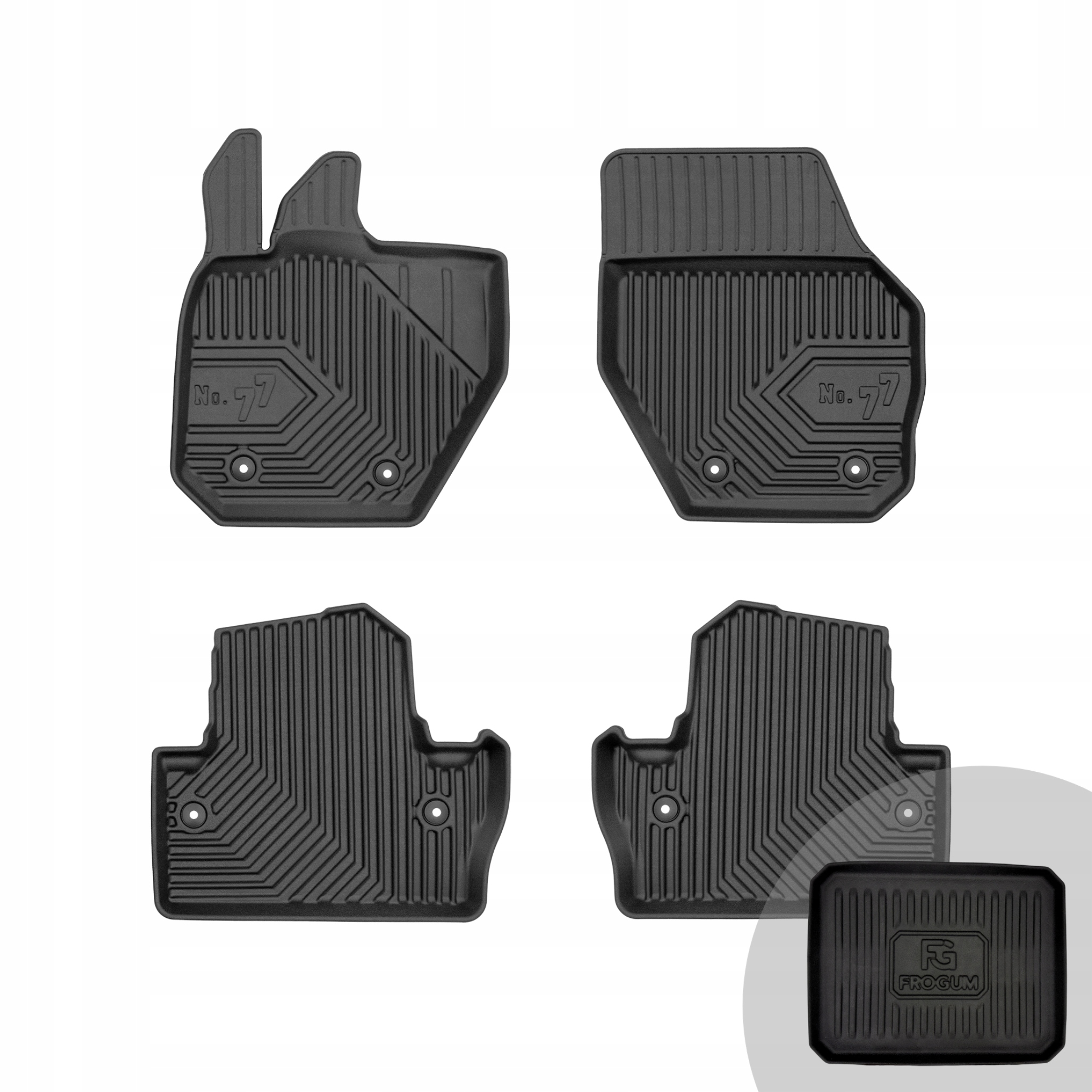 Frogum Koberce do auta pro Volvo V60 I 2014-2018
