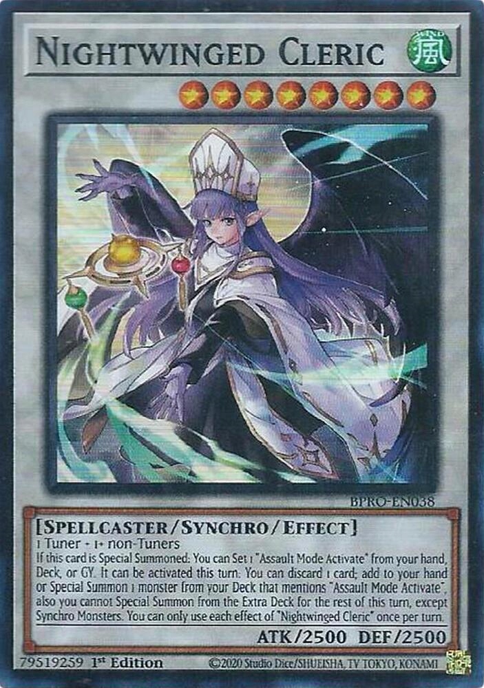 Yu-Gi-Oh! TCG: Nightwinged Cleric (BPRO)
