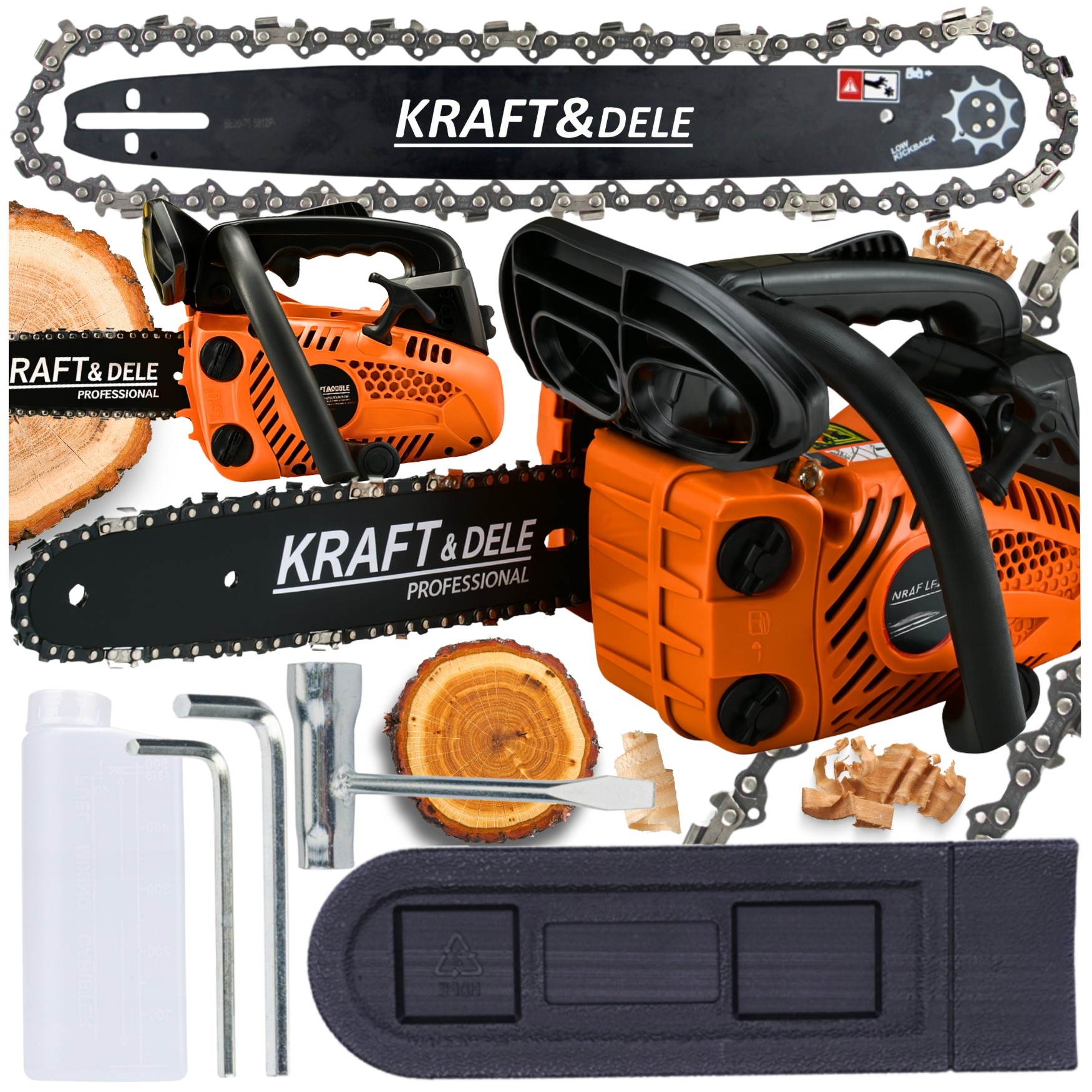 Motorová Pila Řetězová Mini Pila Lehká Větvová Sada XL