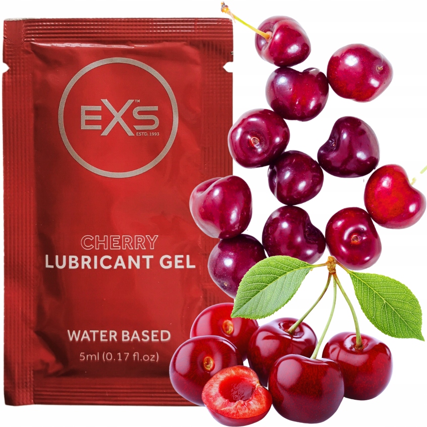 ŻEL INTYMNY EXS WIŚNIA WODNY SASZETKA 5 ml