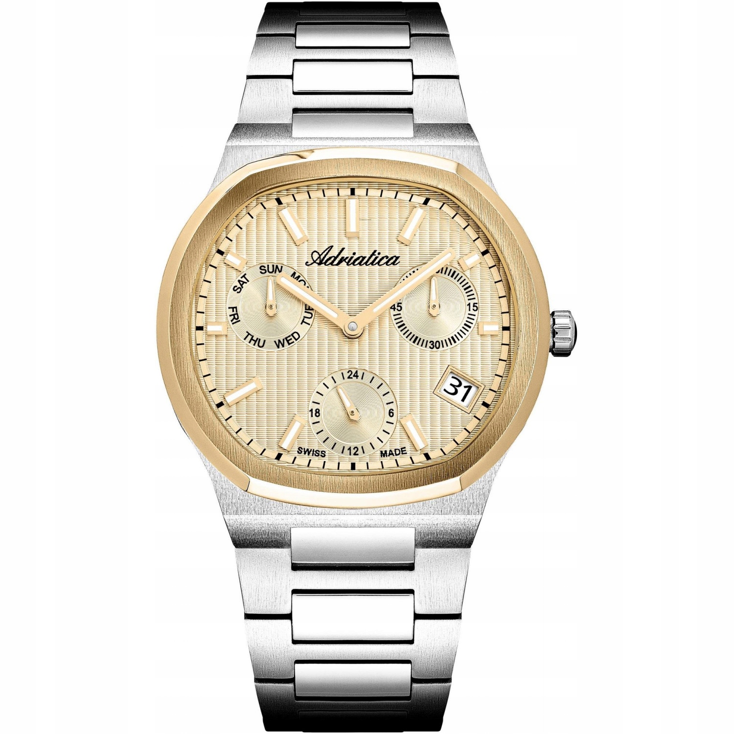 Pánské Hodinky Adriatica A8349.2111QF stříbrný náramek