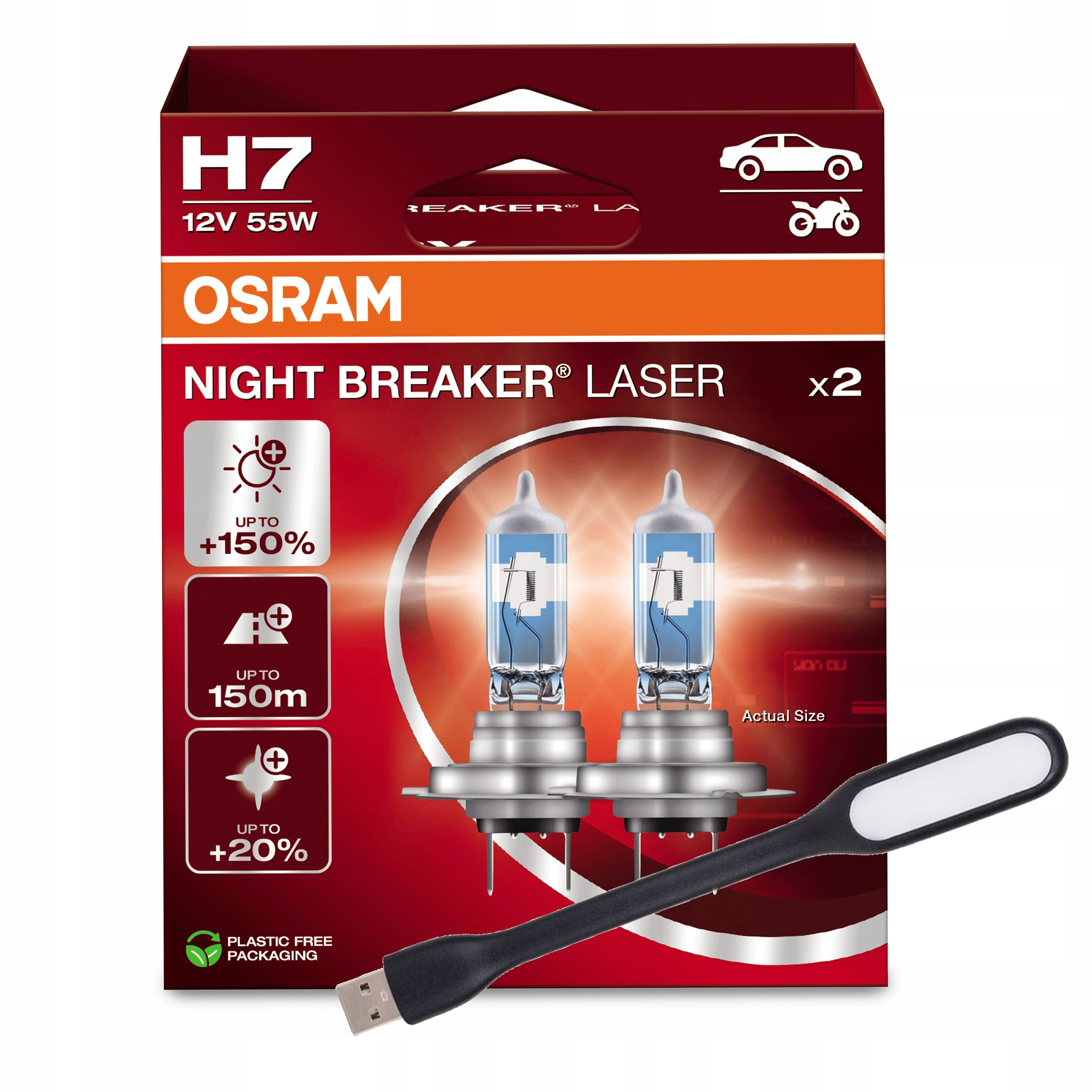 Osram Žárovky H7 Night Breaker Laser +150% Next