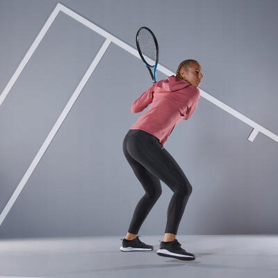 Legginsy do tenisa damskie Artengo Dry Hip Ball Rozmiar M