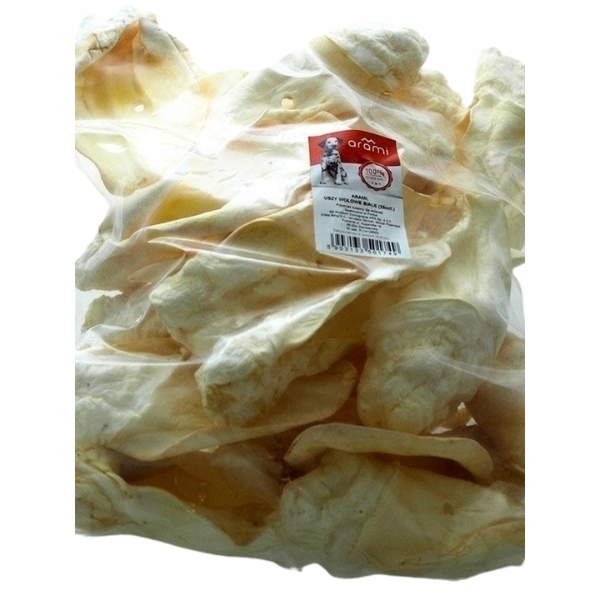 Levně Arami Psí pamlsek Hovězí uši bílé 25 ks