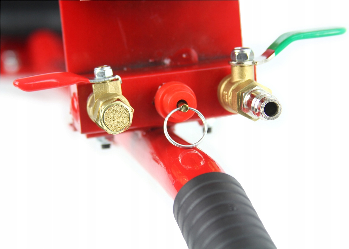 PODNOŚNIK PNEUMATYCZNY BAŁWANEK PODUSZKA 3.5T NISKI ŻABA STABILNA KOLUMNA Maksymalna wysokość podnoszenia 400 mm