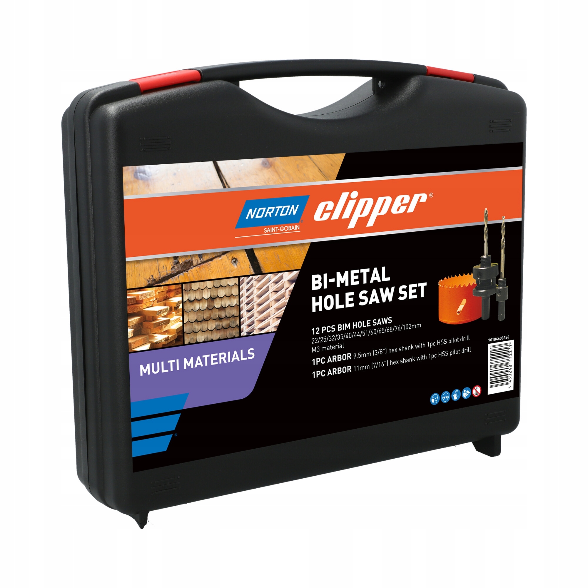 Zestaw otwornic 12szt. Norton