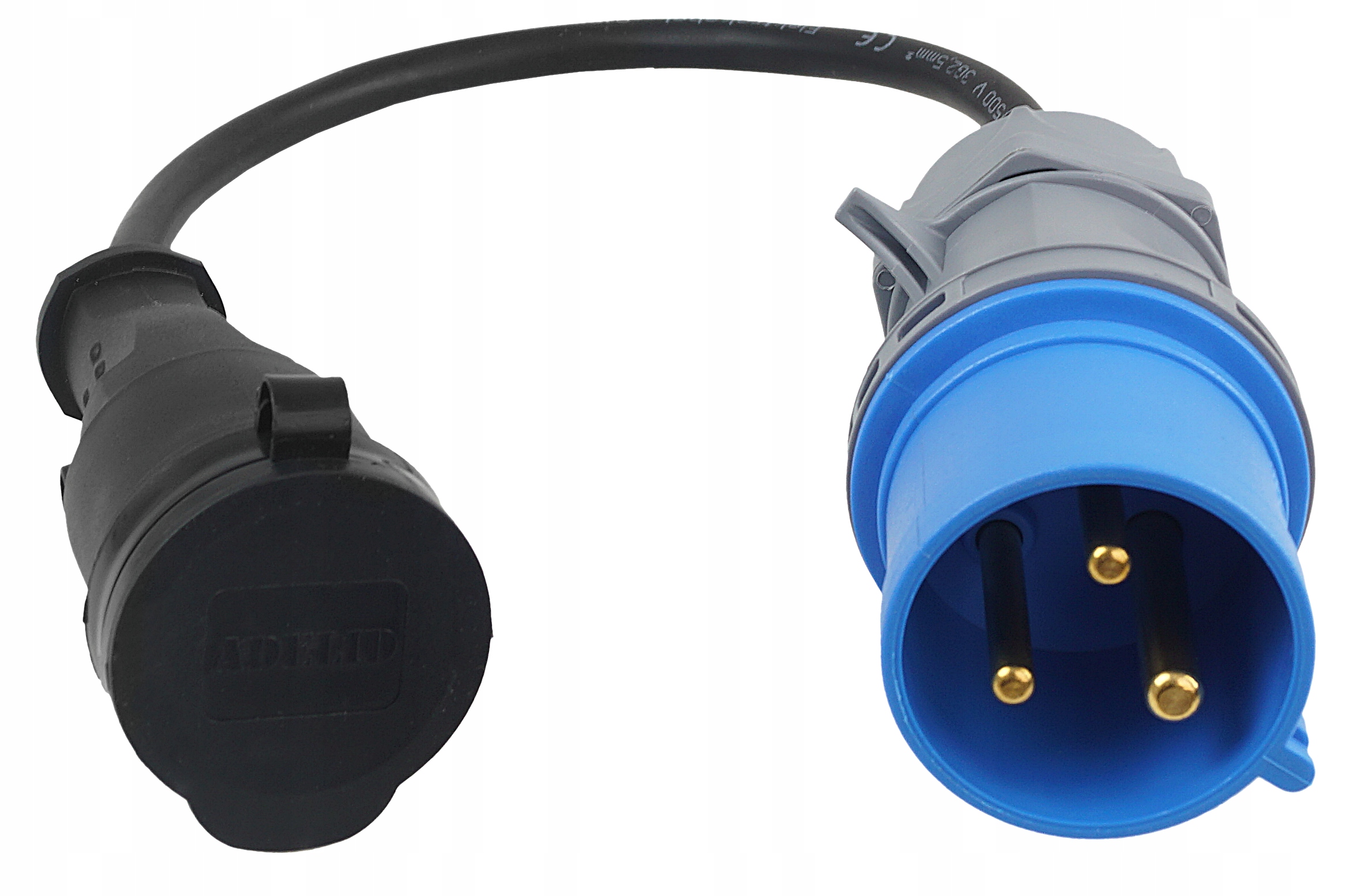 ADAPTER PRZEJŚCIÓWKA CAMPING REDUKCJA 16A 230V GG Marka ADELID