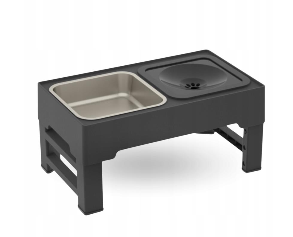 Levně 2 v 1 – neprosakující skládací miska na vodu a miska pro pomalé krmení