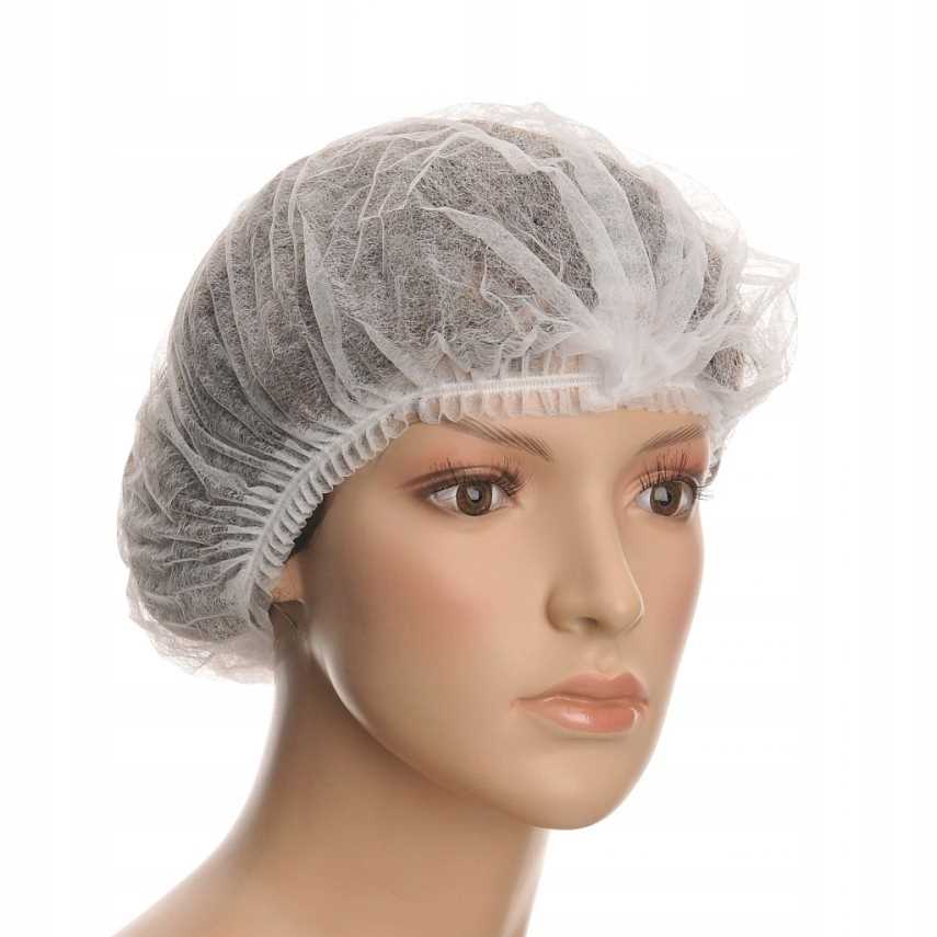 CZEPEK JEDNORAZOWY Z WŁÓKNINY HARMONIJKA 10SZT