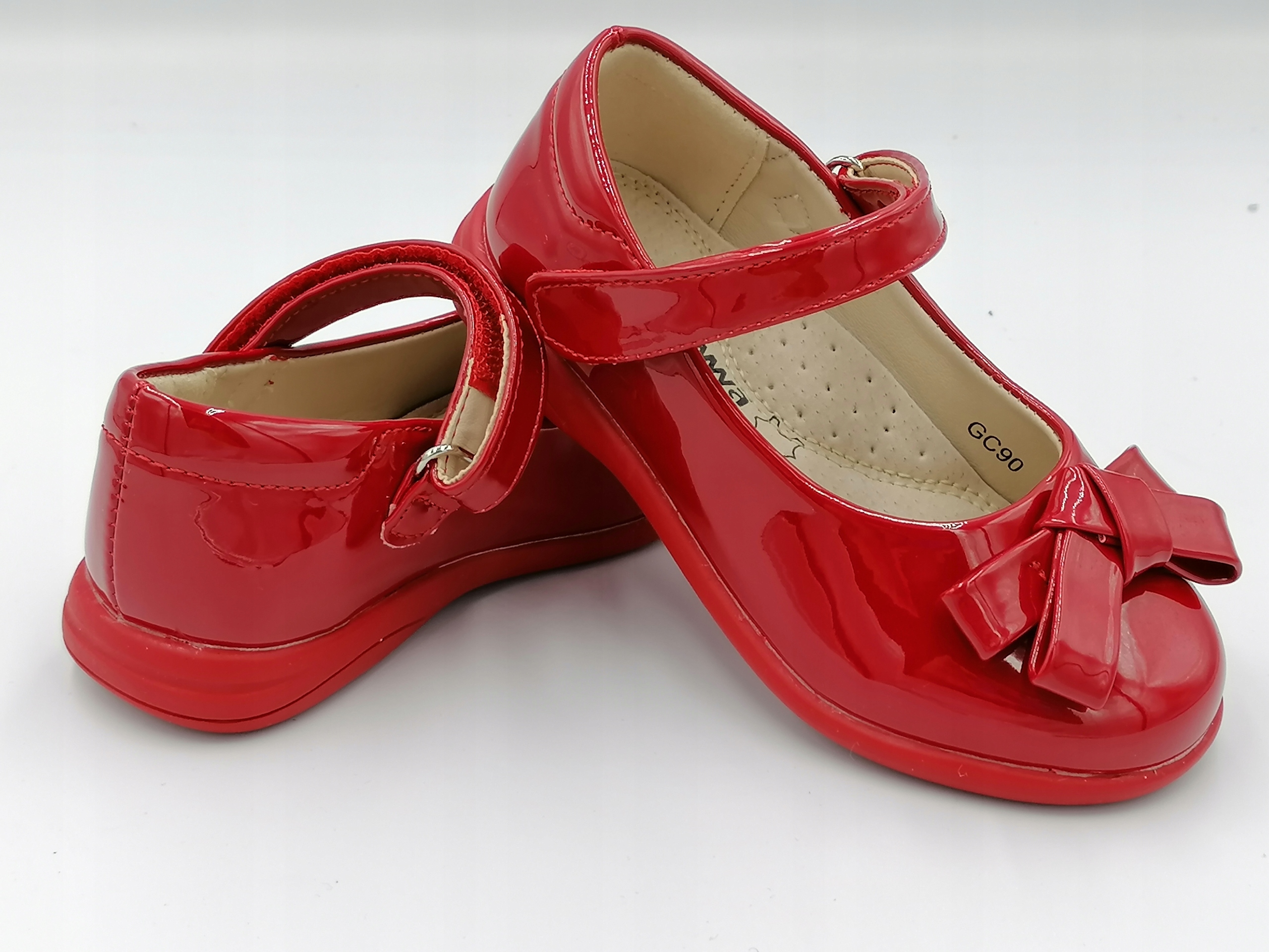 BALERINKI LAKIERKI w.skóra profil r.32 / 19,5cm Bohater / Bajka brak