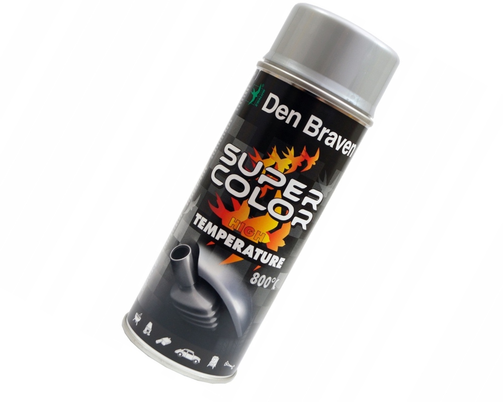 Spray Farba Emalia Na Wysokie Temperatury Żaroodporna Aluminium 400ml
