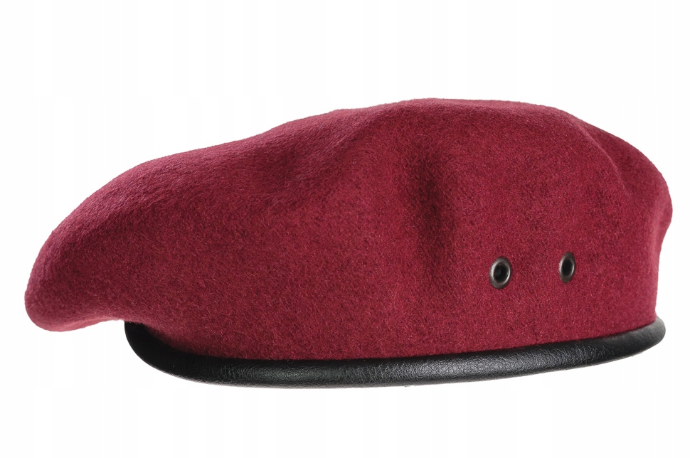 Polski BERET TŁOCZONY WP Wełna BORDOWY rozm. 57 Marka inna
