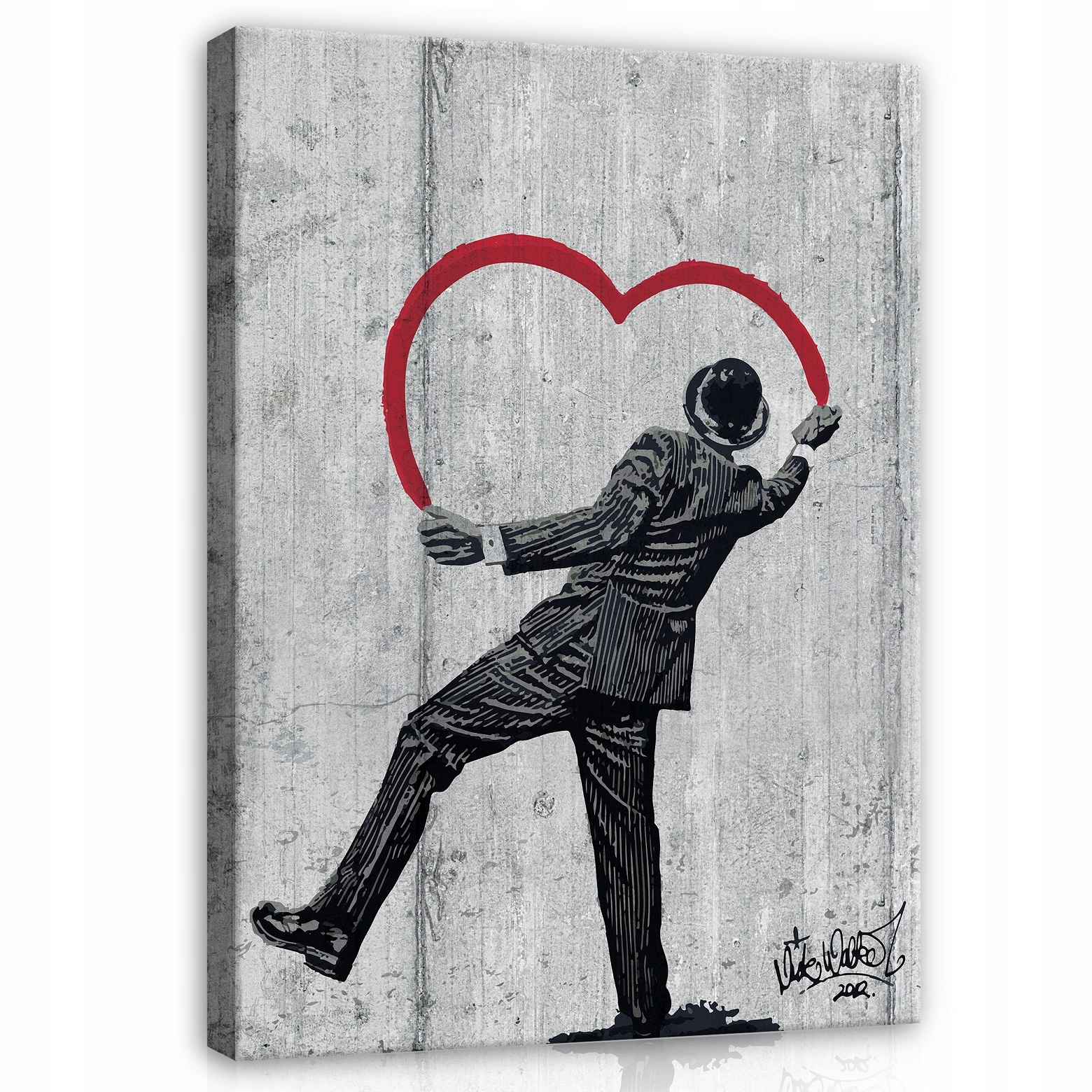 

Obraz Banksy Graffiti Sztuka Abstrakcja 3D 100x70