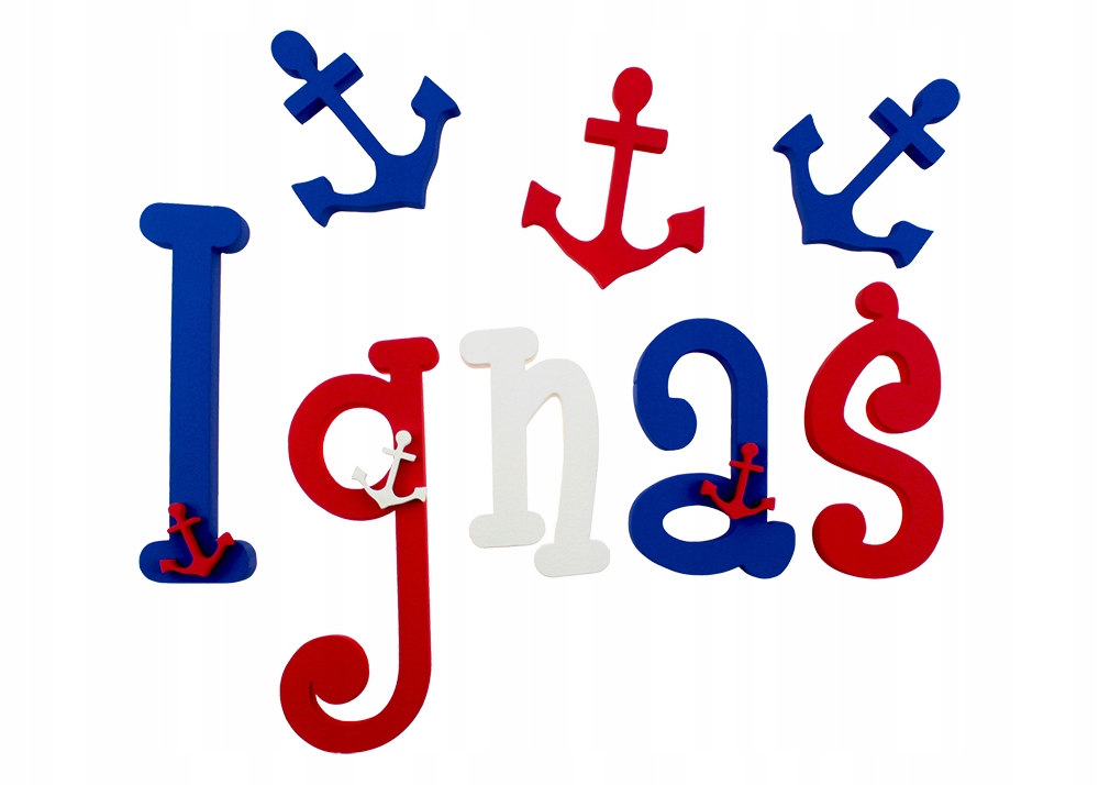 LITERKI NAKLEJKI IMIĘ 5-LITEROWE 3 GRATISY