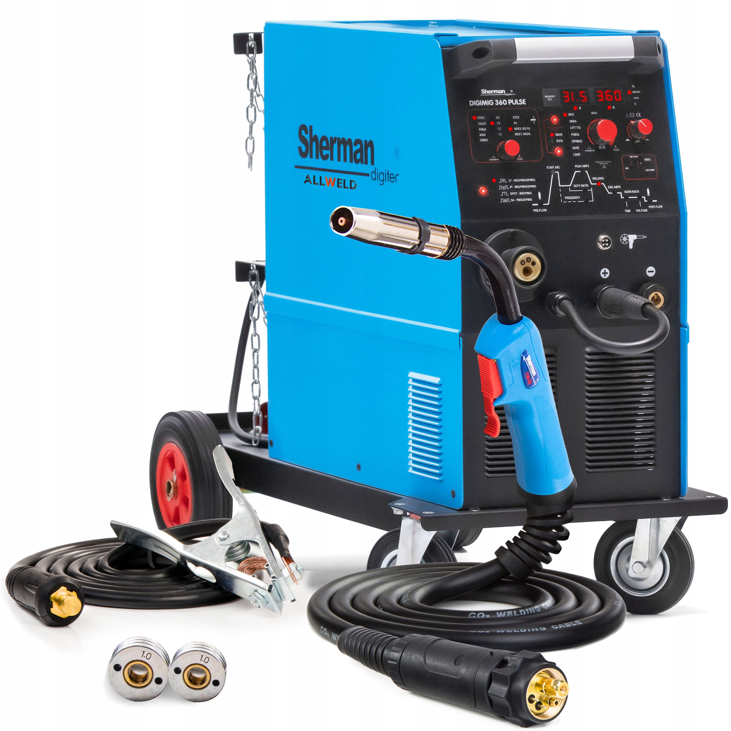 

Spawarka Migomat Mig Mag Mma Sherman 360 Puls Syn