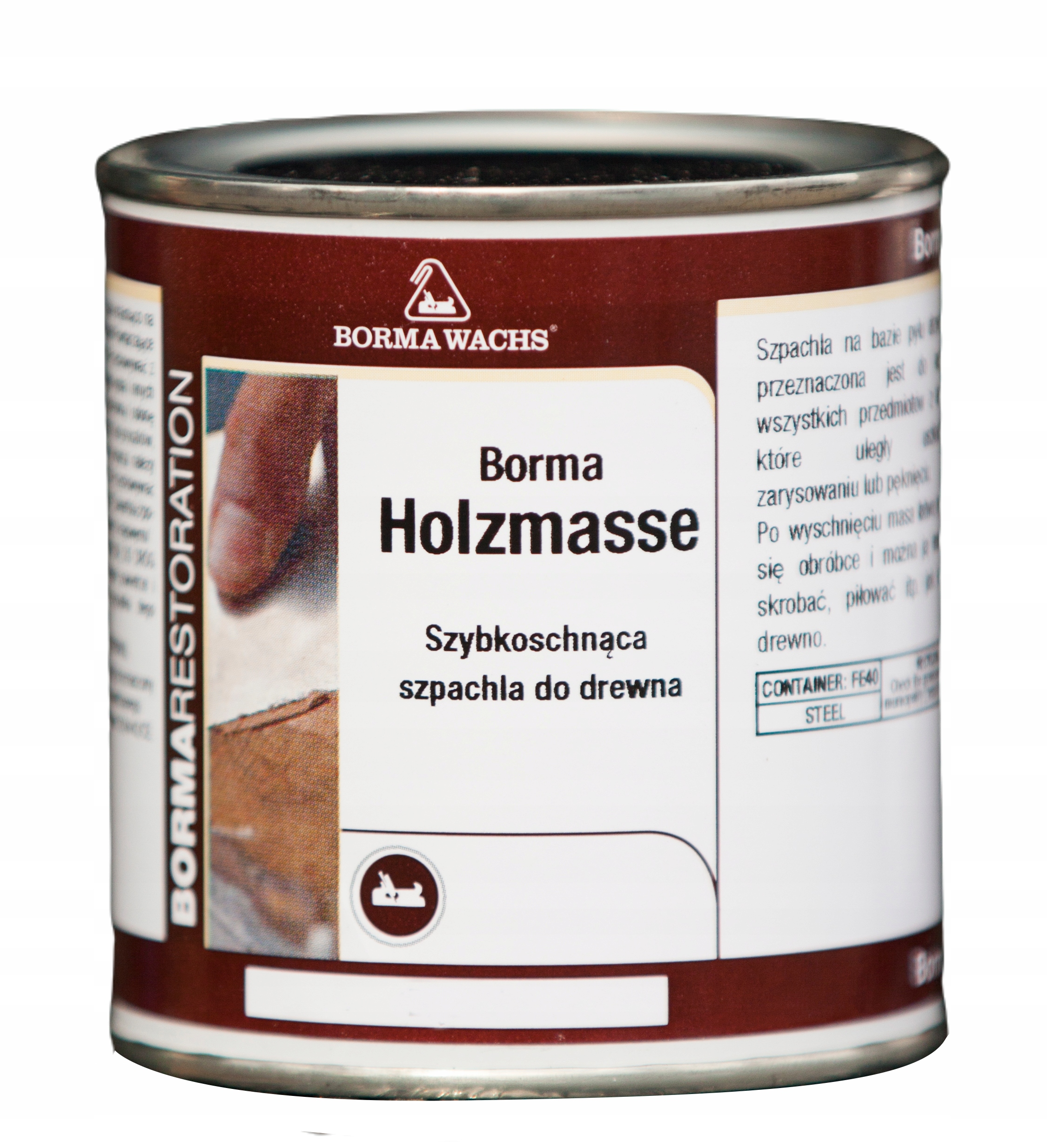 

Szybkoschnąca szpachla do drewna Borma Dąb 250ml