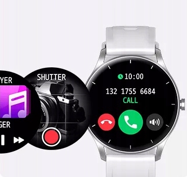 SMARTWATCH Zegarek DAMSKI ZDJĘCIA FUNKCJA ROZMÓW SMS FB RELAKS Model inny