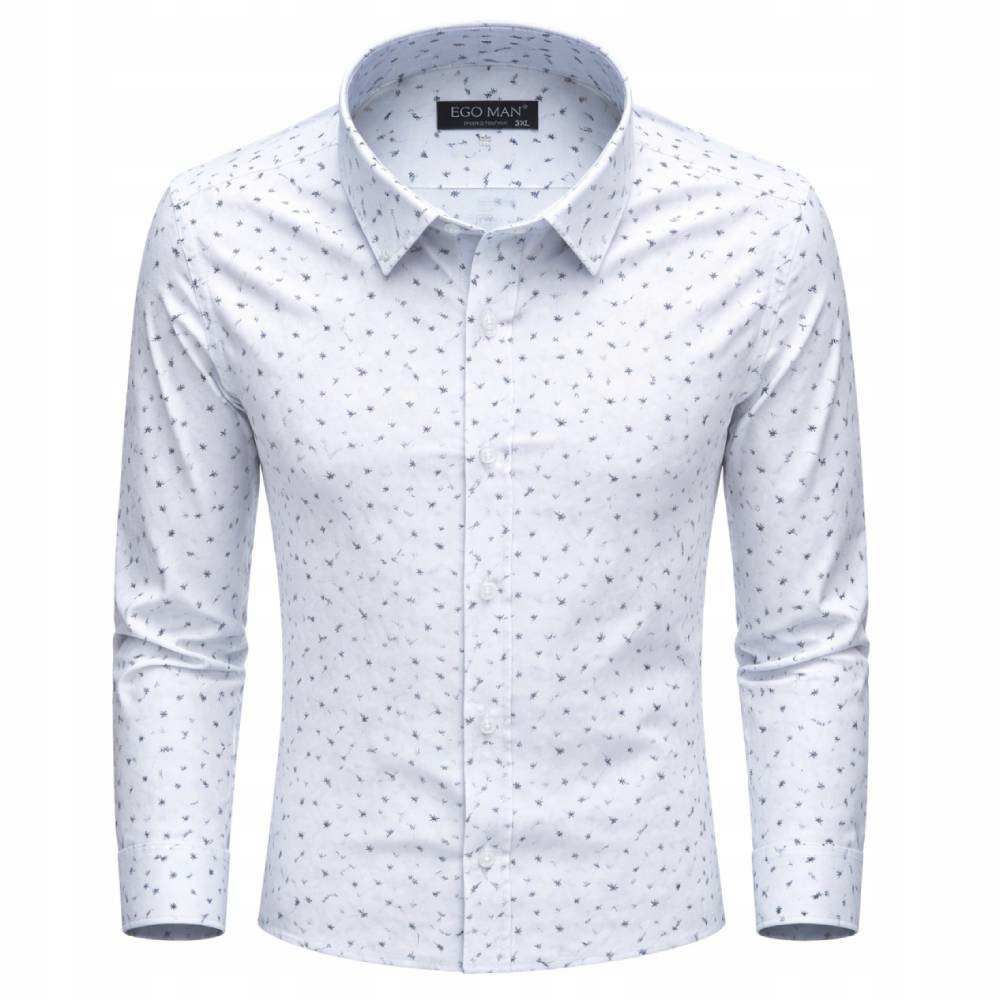 Ego Man košile pánská EGB-108 nadměrná velikost 6XL bílá