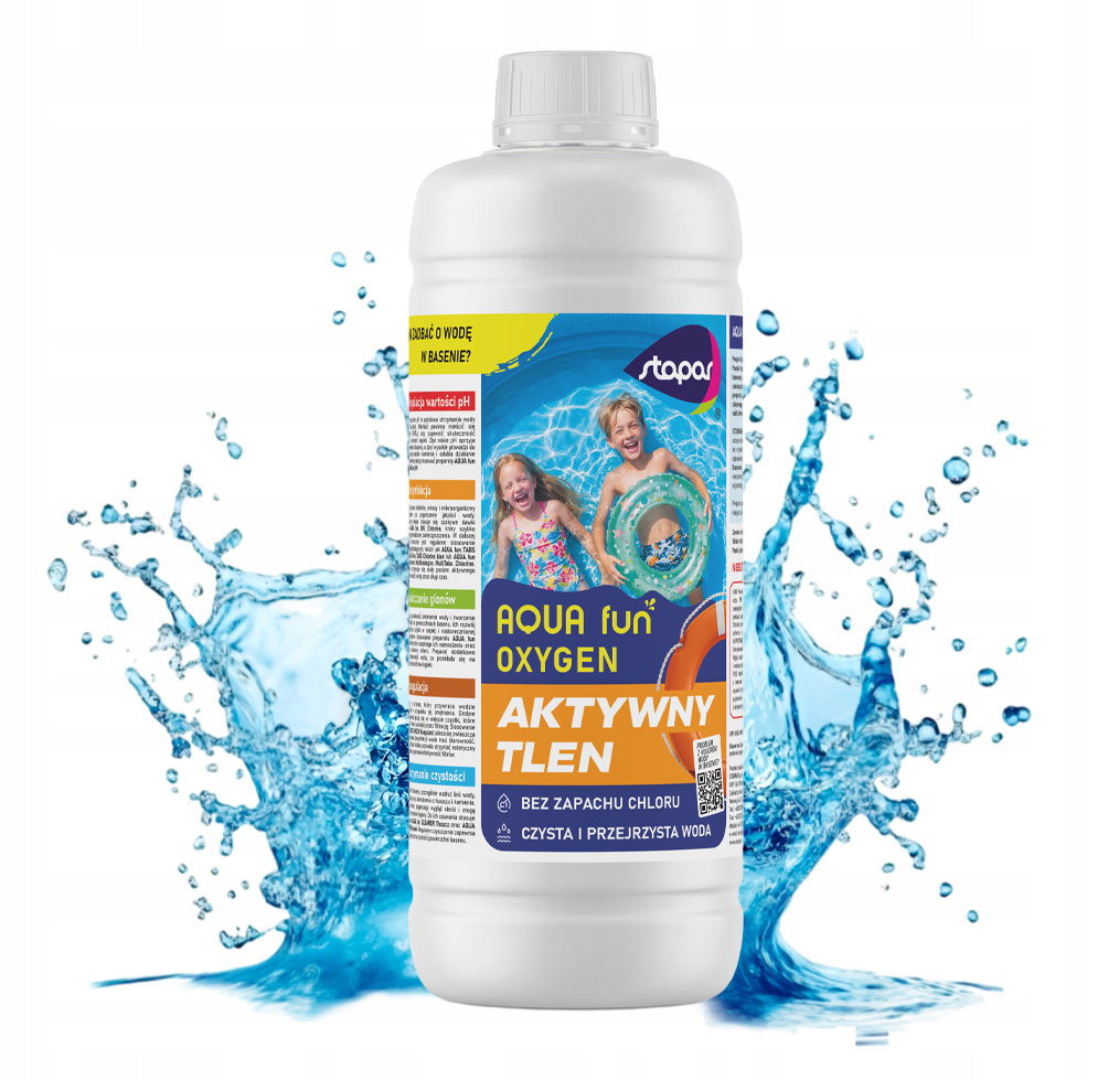 Aktywny Tlen Dezynfekcja bez Chloru Chemia Basen Jacuzzi Oxygen Stapar 1L