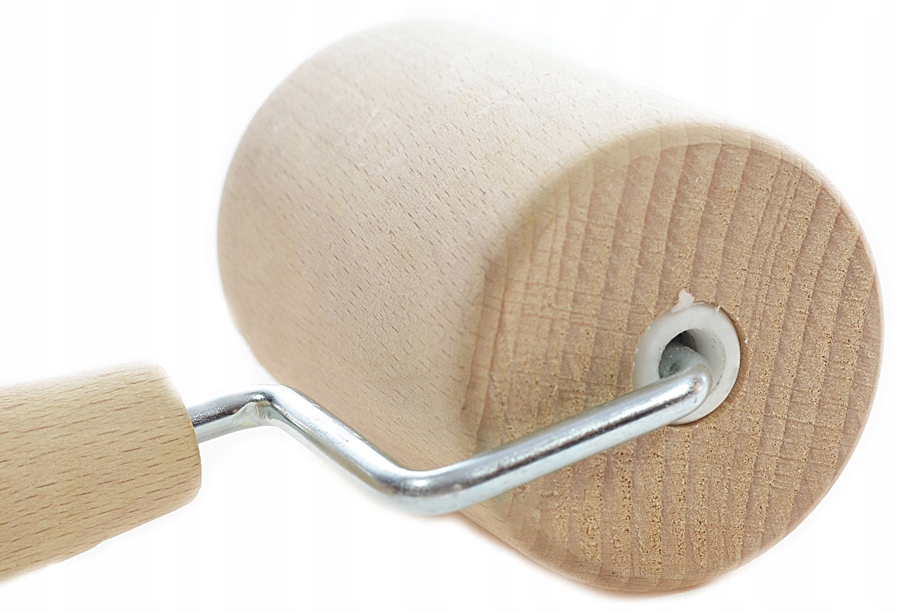 Drewniany Wałek Do Ciasta Blachy z Rączką 8 cm. Marka Z.P. Halskór